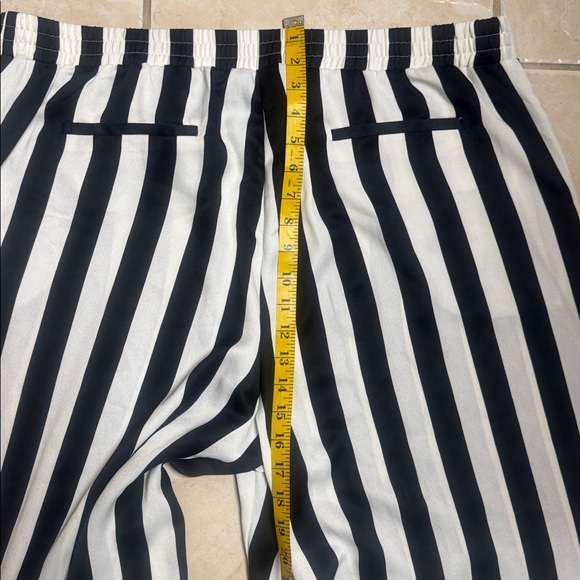 Gabrielle Union X New York & Company Wide-leg Black and White Stripes Pant - Picture 13 of 14